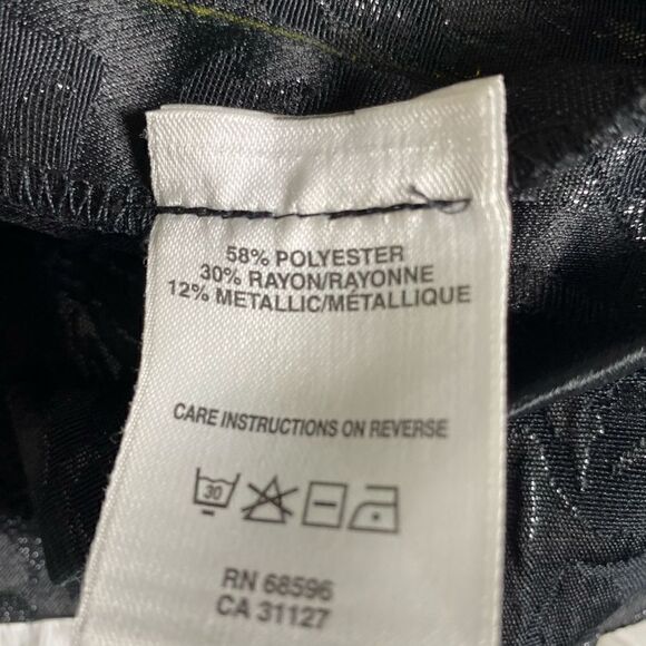 DKNYC Black Shiny Pleated Mini Skirt - Picture 5 of 6